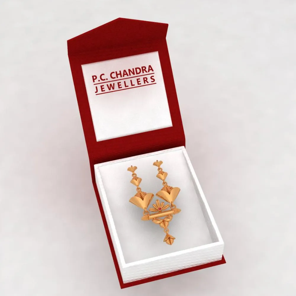 14k Flower Style Gold Necklace