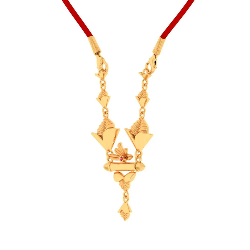 14k Flower Style Gold Necklace
