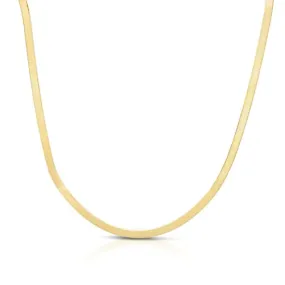 1.5mm Herringbone Chain Necklace