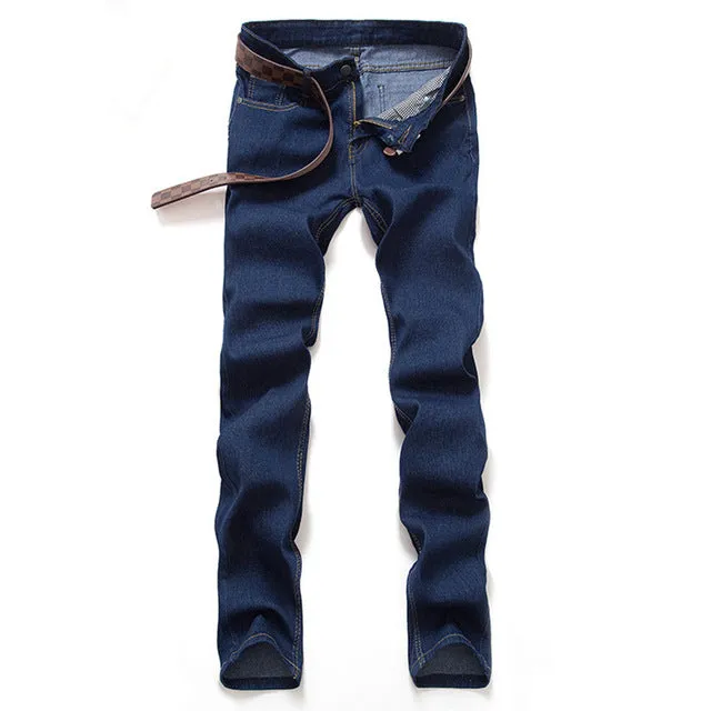 2018 Fashion Men's Casual Stretch Skinny Jeans Trousers Tight Pants