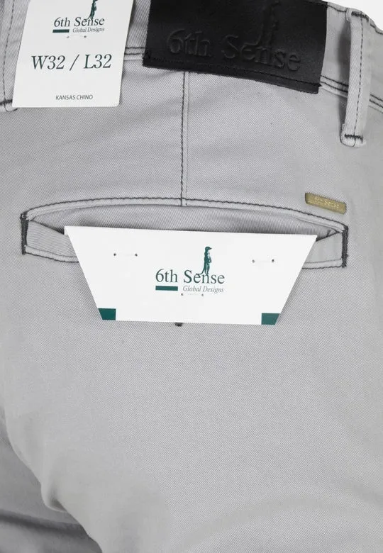 6th Sense Kansas Chino - Grey