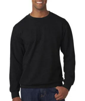 72000 Anvil Adult Crew Neck French Terry Fleece Black
