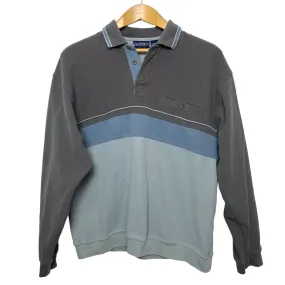 90s Puritan Polo Sweatshirt Pullover Large