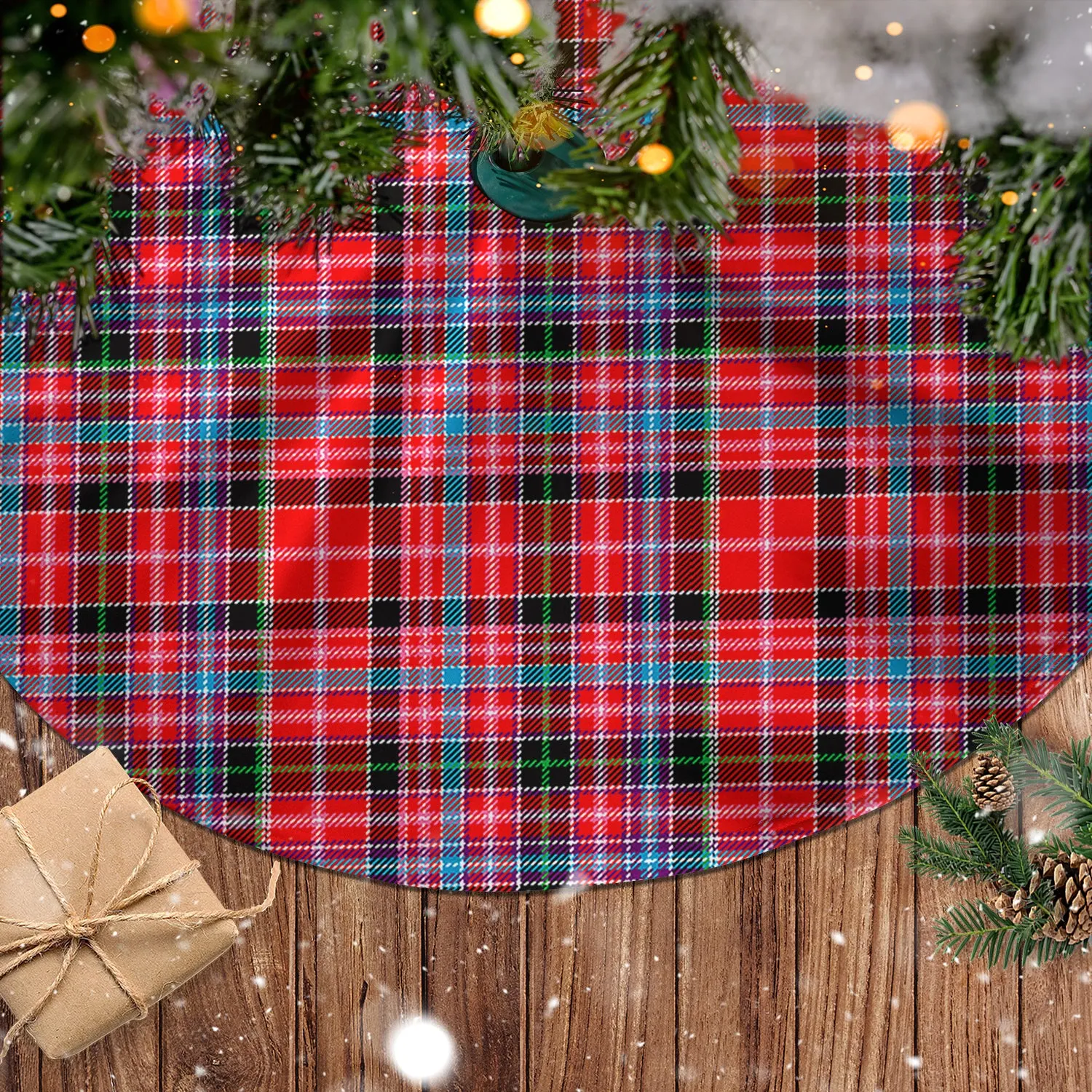 Aberdeen District Tartan Christmas Tree Skirt
