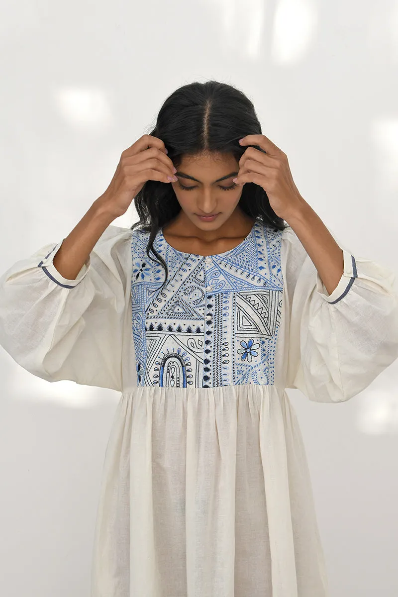 ADRIA EMBROIDERED DRESS