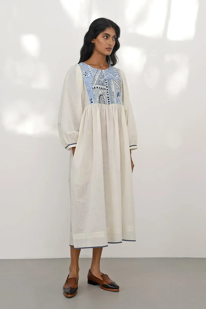 ADRIA EMBROIDERED DRESS