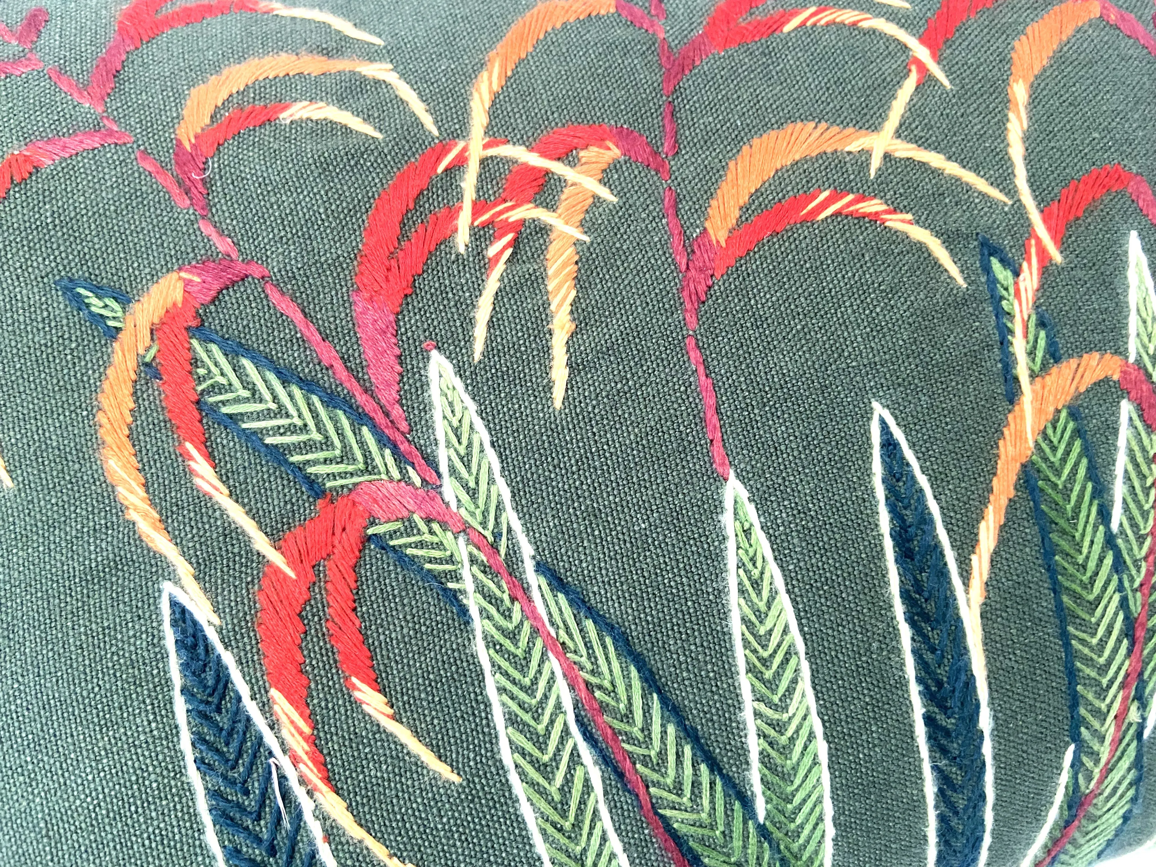AFRICAN FLAG linen scatter