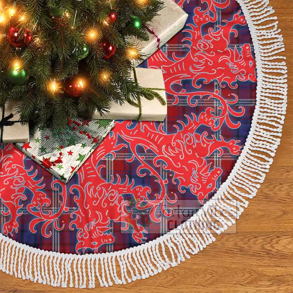 Ainslie Tartan Christmas Tree Skirt Lion Rampant Style