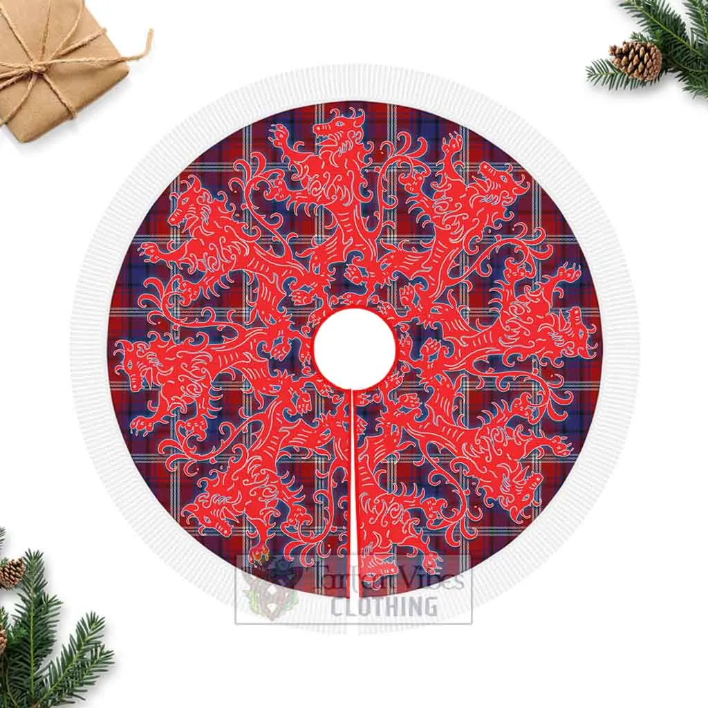 Ainslie Tartan Christmas Tree Skirt Lion Rampant Style