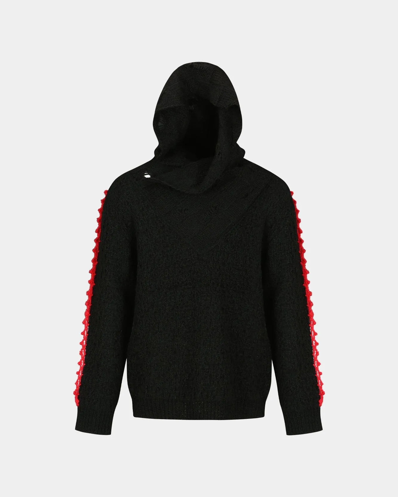 ARELIN SHAWL LAYERED SWEATER atb1161m(BLACK)