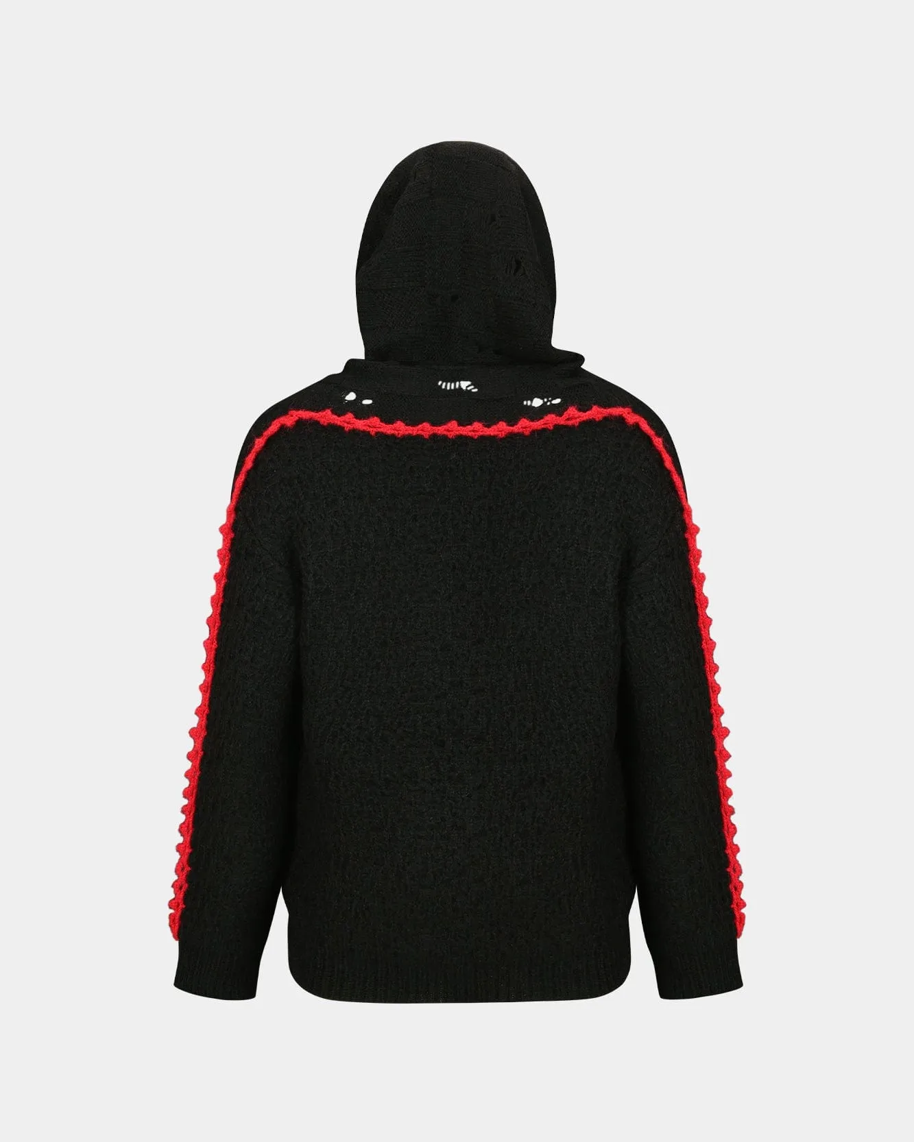 ARELIN SHAWL LAYERED SWEATER atb1161m(BLACK)