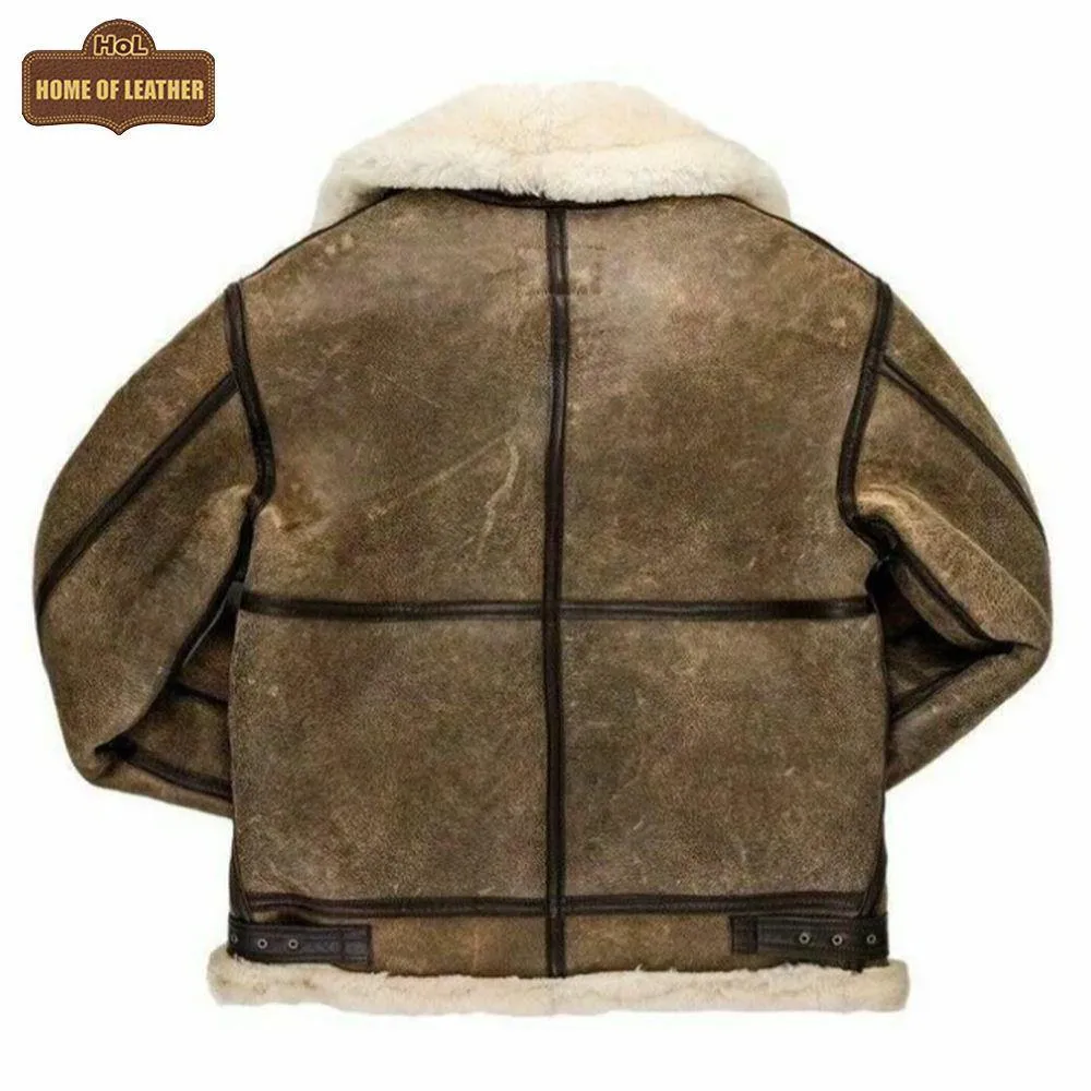 B014 RAF B3 Detachable Hood Aviator Winter Khaki Men's Jacket