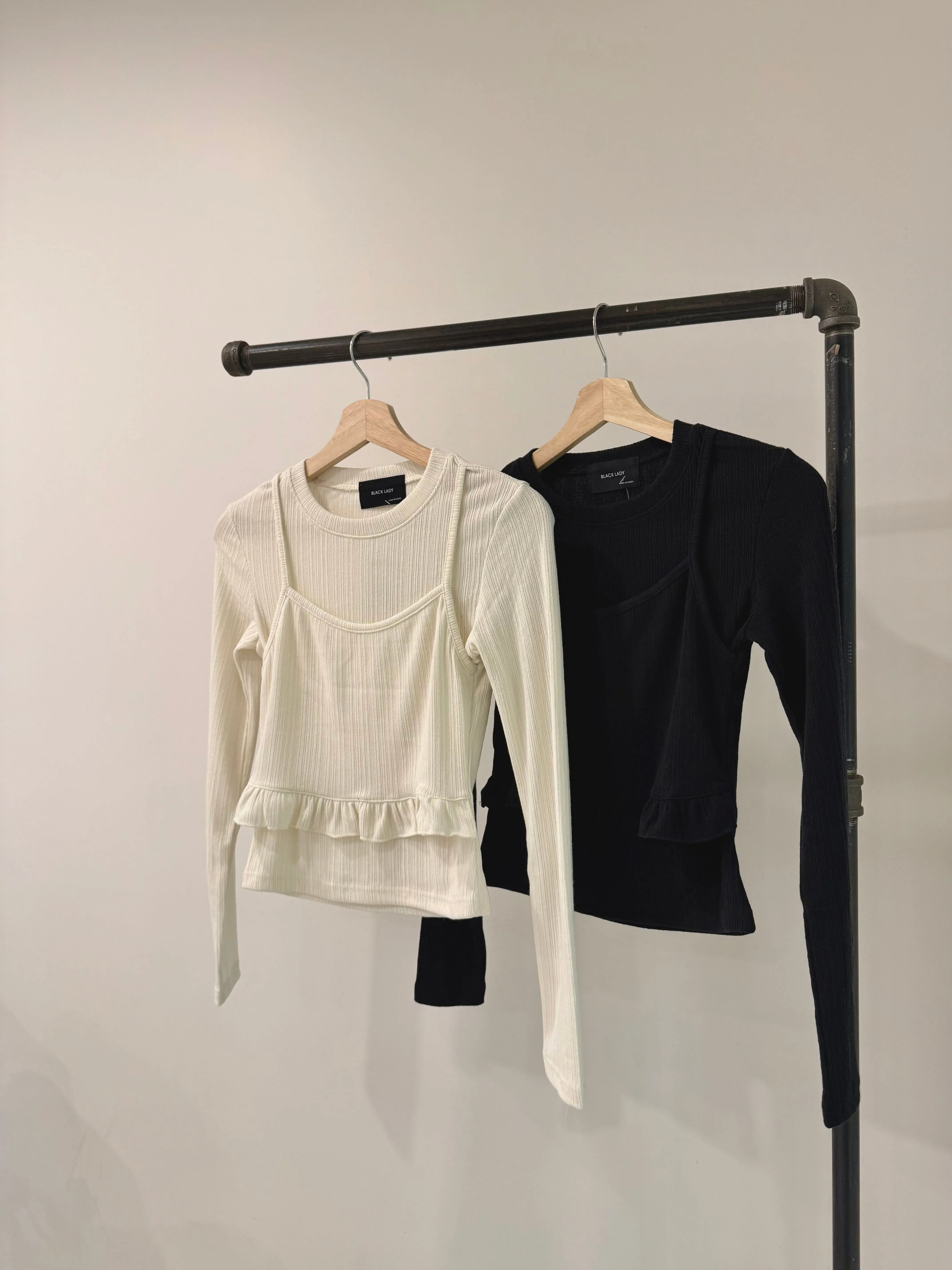 BABE Layered ruffle top