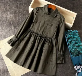 BBL DESIGN MINI SMOCK SHIRT DRESS