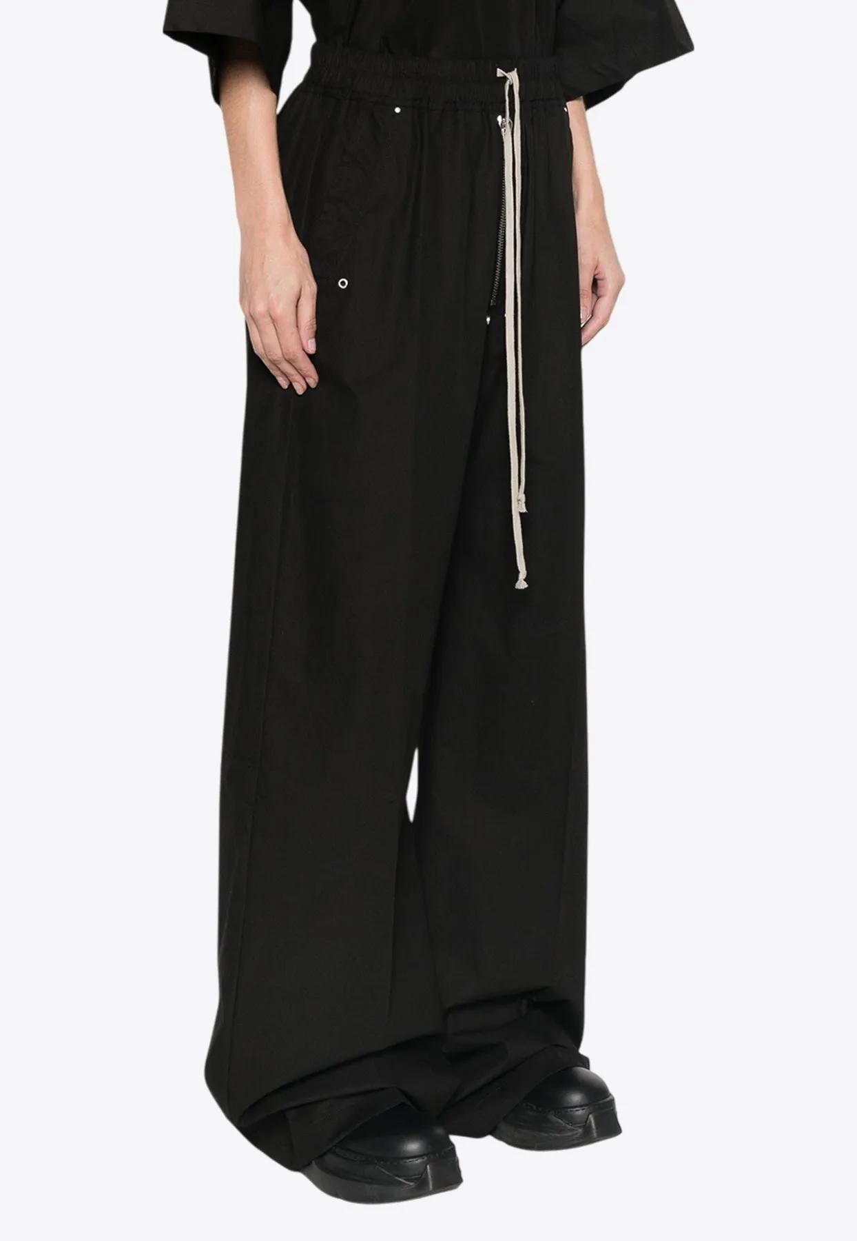 Bela Drawstring Wide-Leg Pants