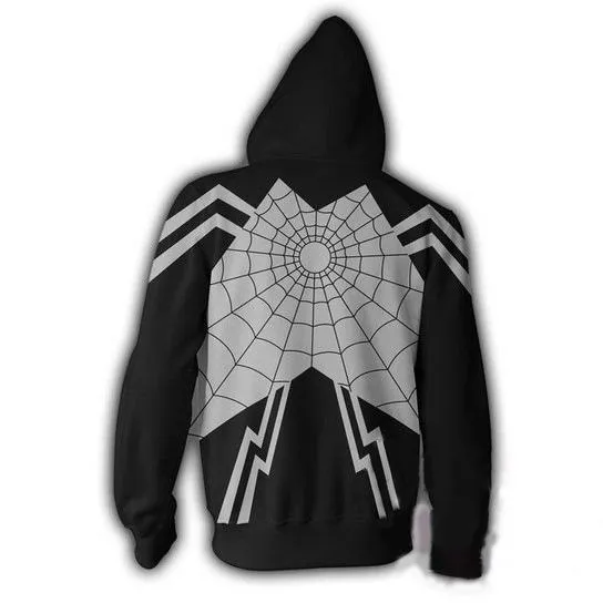 BFJmz Venom Spiderman 3D Printing Coat Leisure Sports Sweater Couple Sweater Autumn And Winter