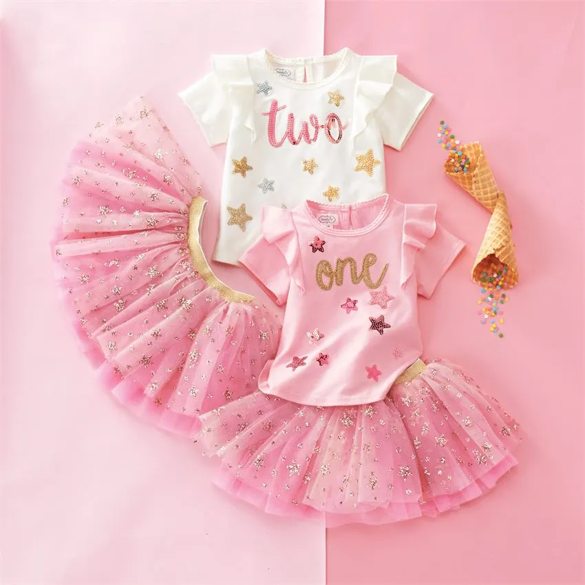 Birthday Skirt Set by Mudpie