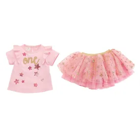 Birthday Skirt Set by Mudpie