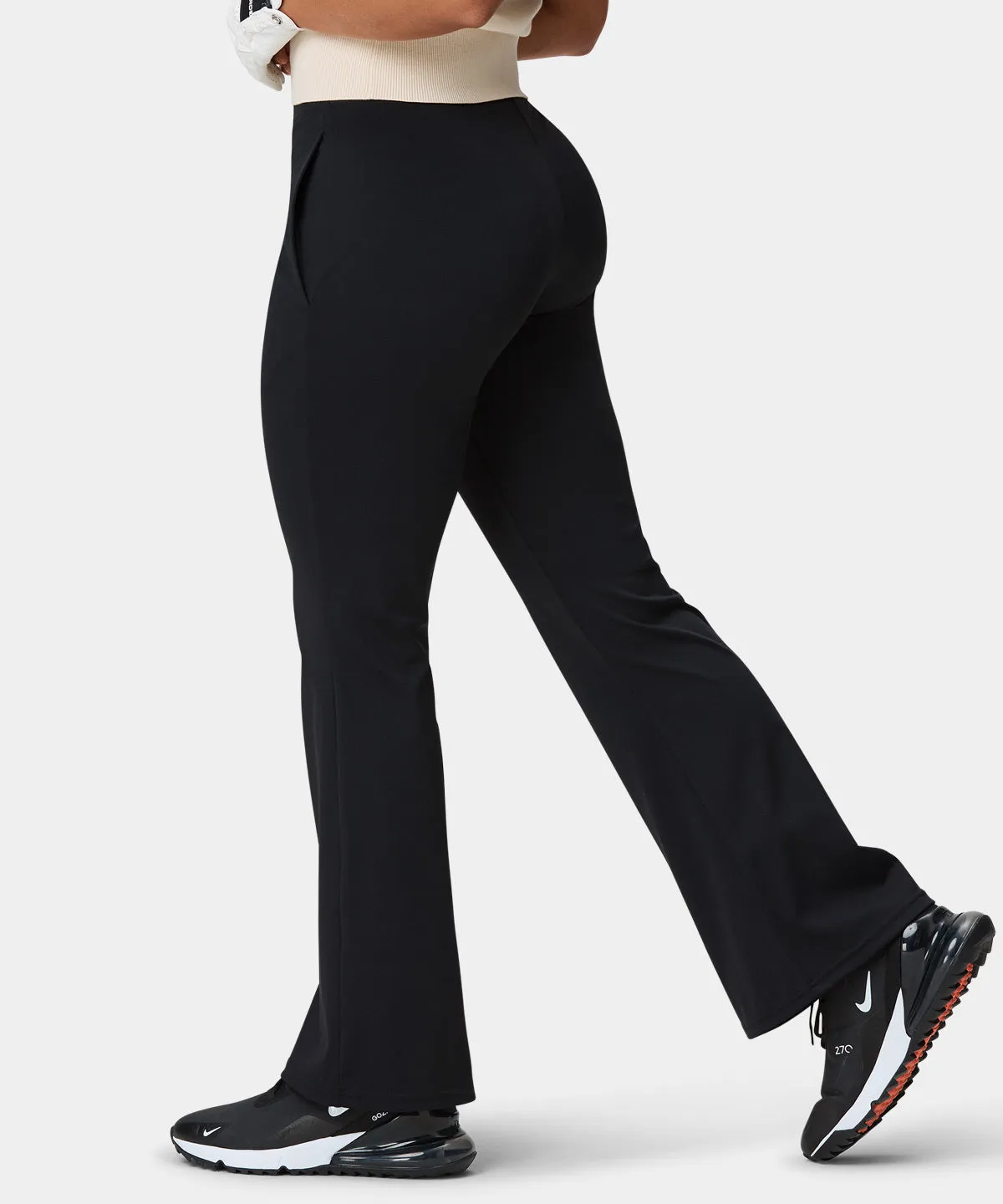 Black Range Flared Pants