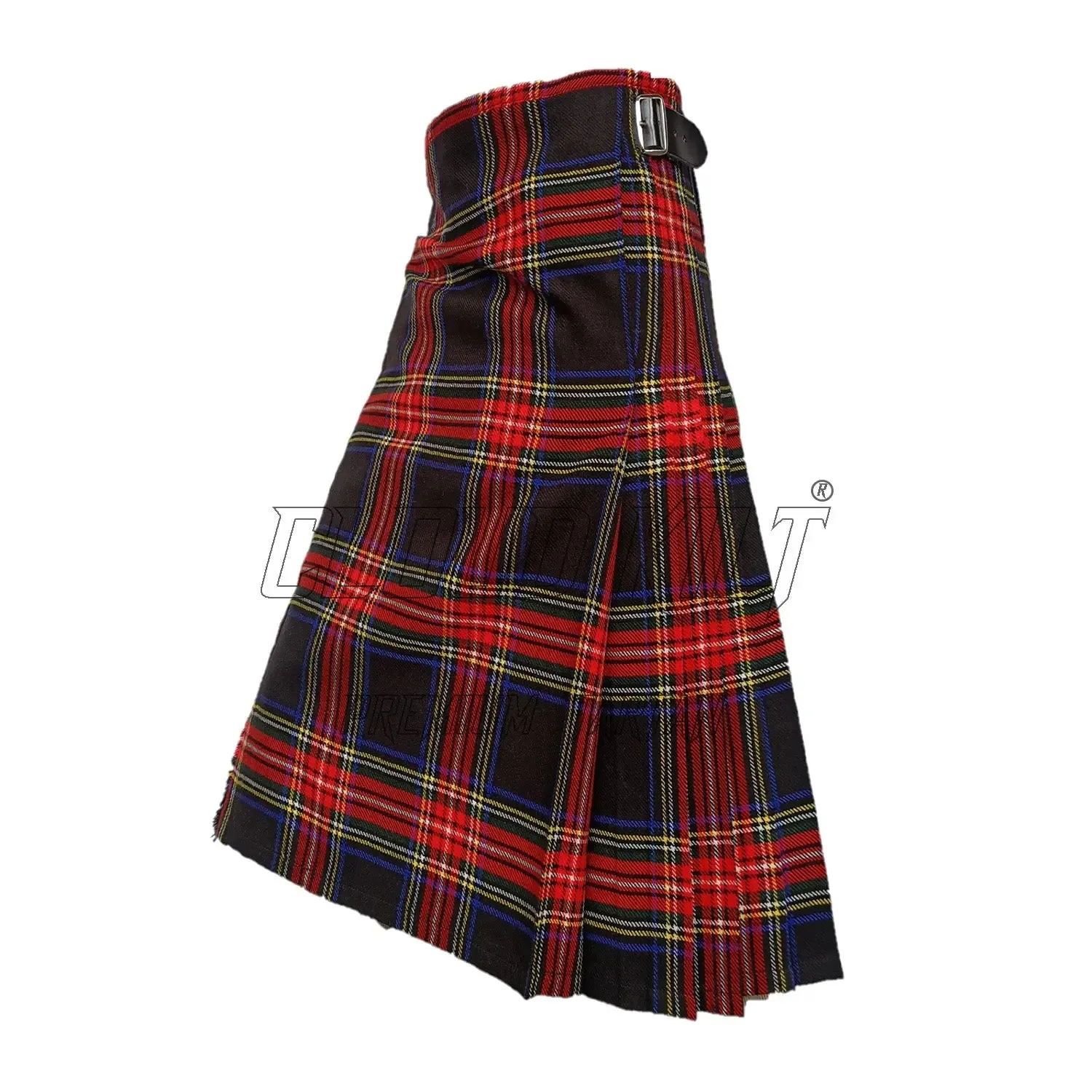 Black Stewart Tartan Kilt