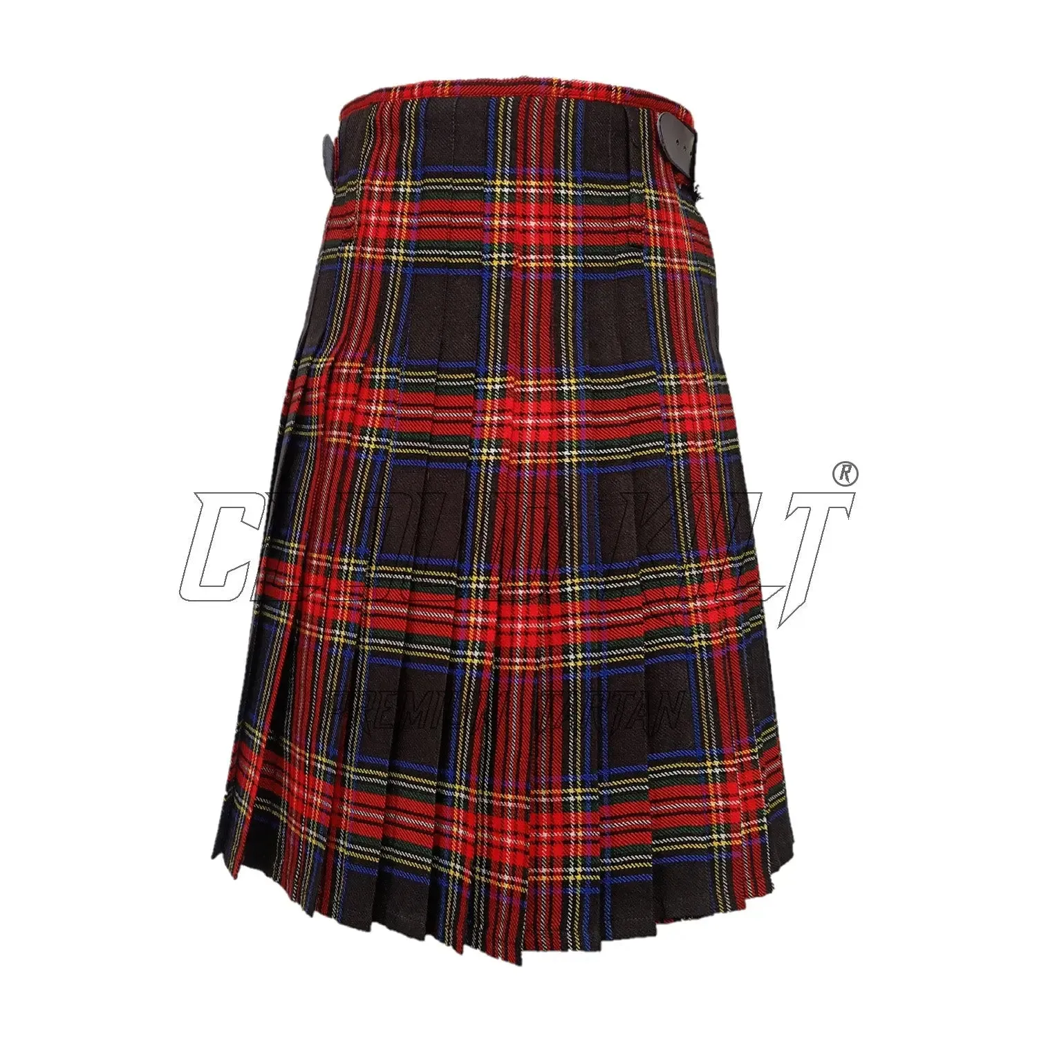 Black Stewart Tartan Kilt