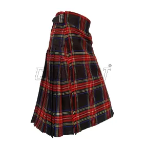 Black Stewart Tartan Kilt