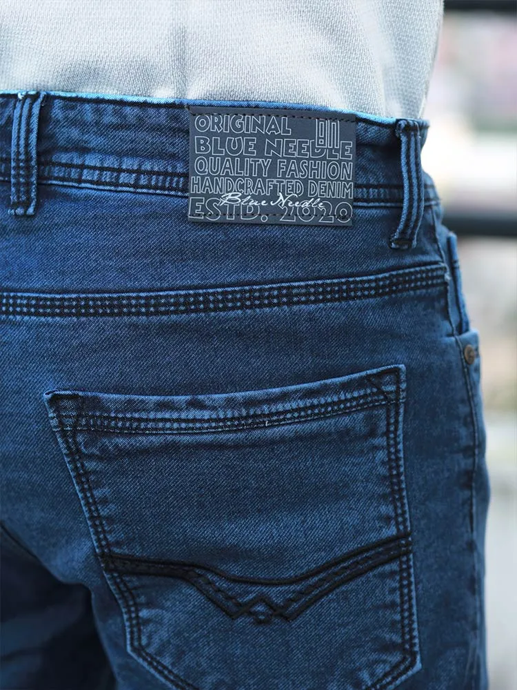 Blue Needle Slim Fit Denim Jeans - ₹799