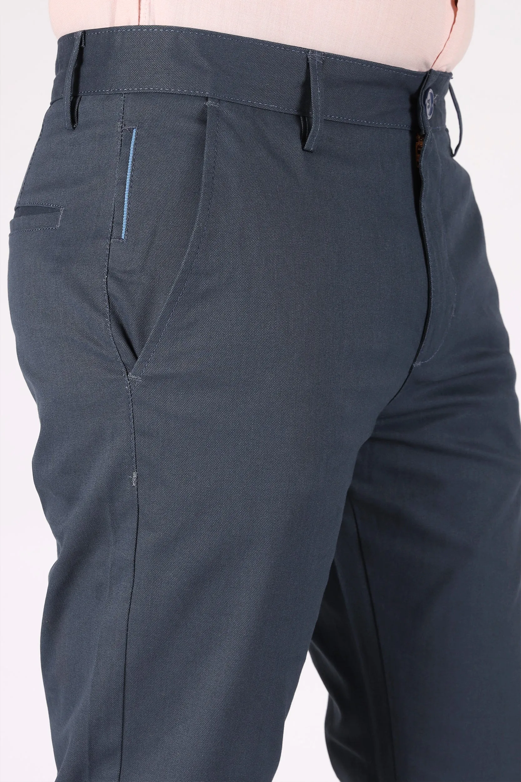 BLUE SLIM FIT PANTS
