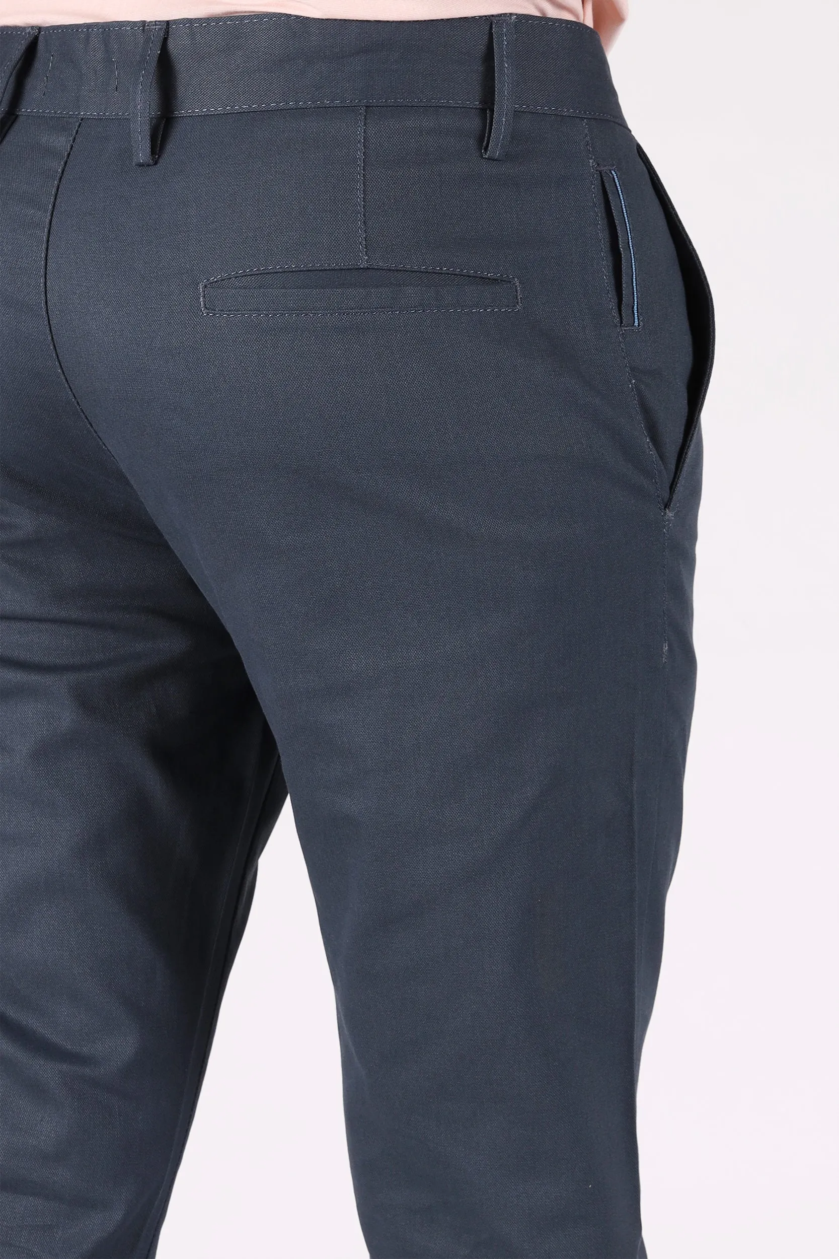 BLUE SLIM FIT PANTS