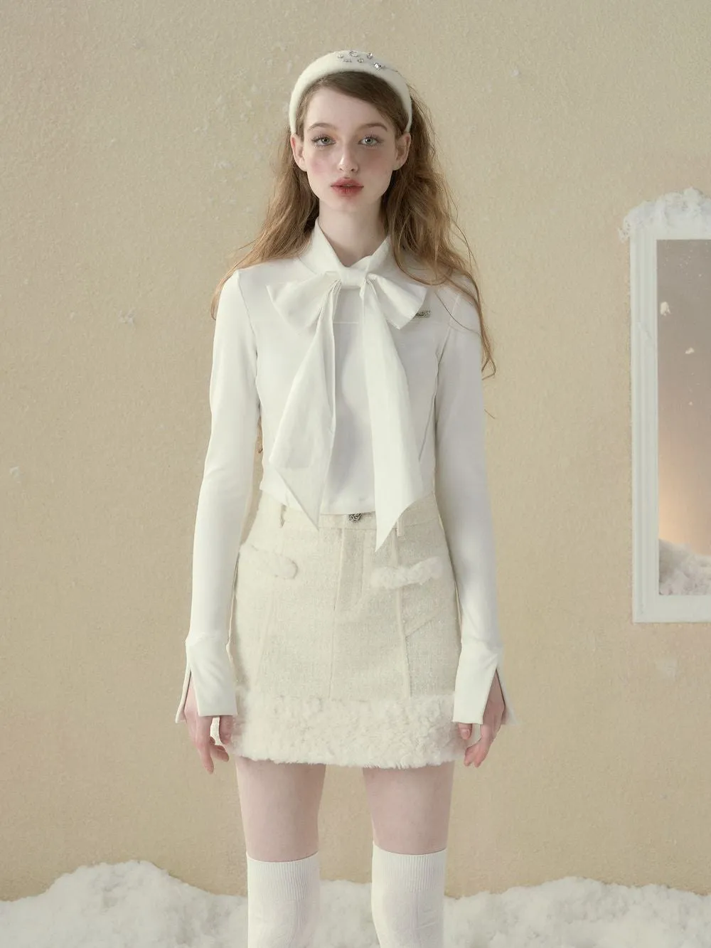 Boa Short Winter Fluffy Skirt