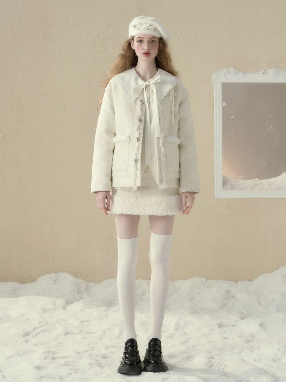 Boa Short Winter Fluffy Skirt