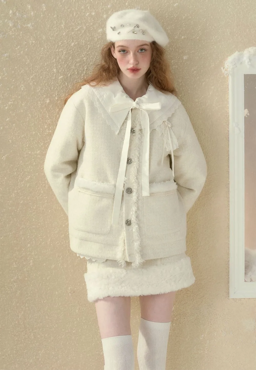 Boa Short Winter Fluffy Skirt