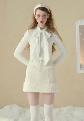 Boa Short Winter Fluffy Skirt
