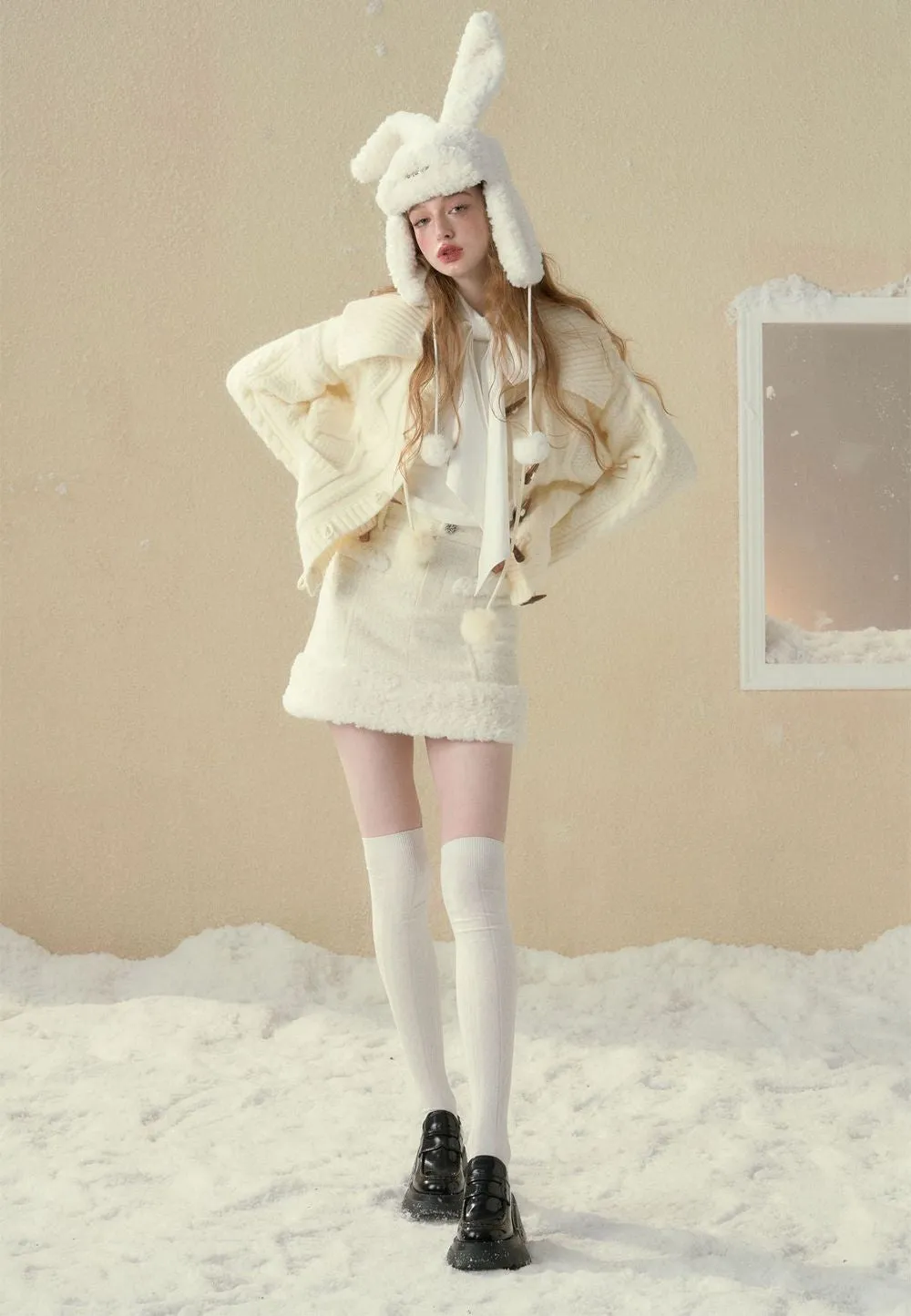 Boa Short Winter Fluffy Skirt