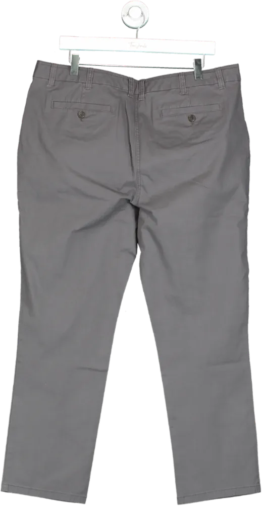 Boden Grey Ankle Skimmer Chino Trousers UK 18