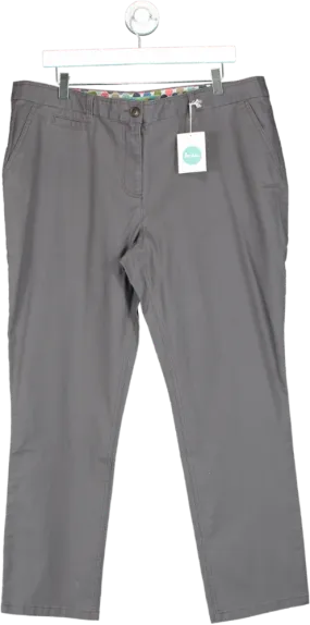 Boden Grey Ankle Skimmer Chino Trousers UK 18