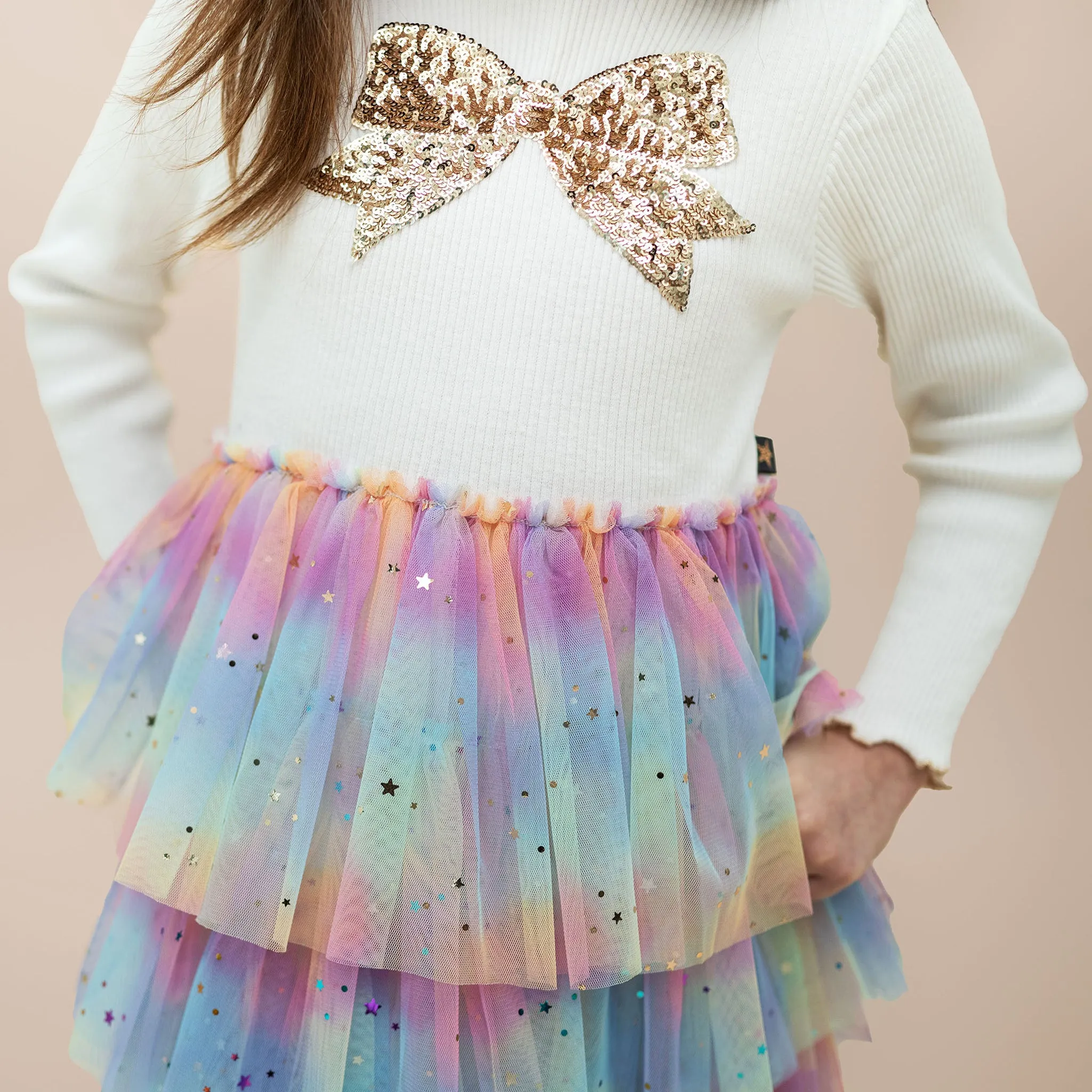 Bow Layered Tutu Dress