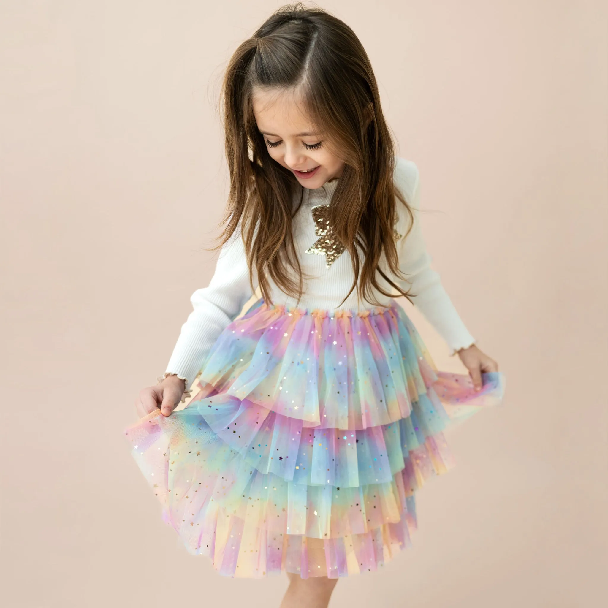 Bow Layered Tutu Dress