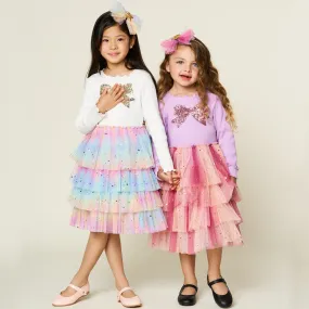 Bow Layered Tutu Dress