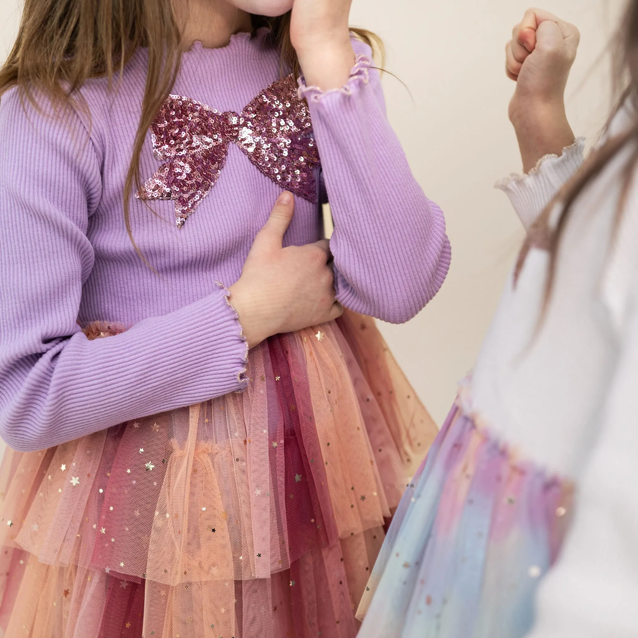 Bow Layered Tutu Dress