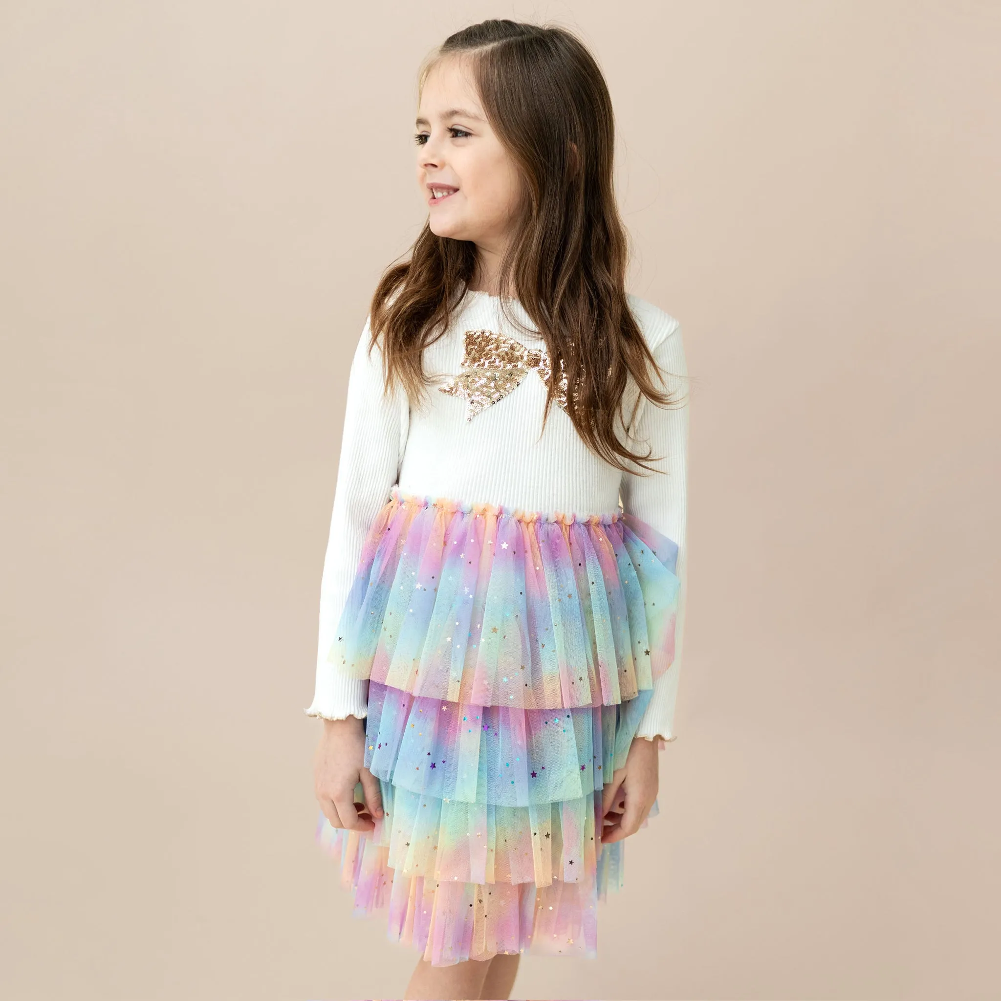 Bow Layered Tutu Dress