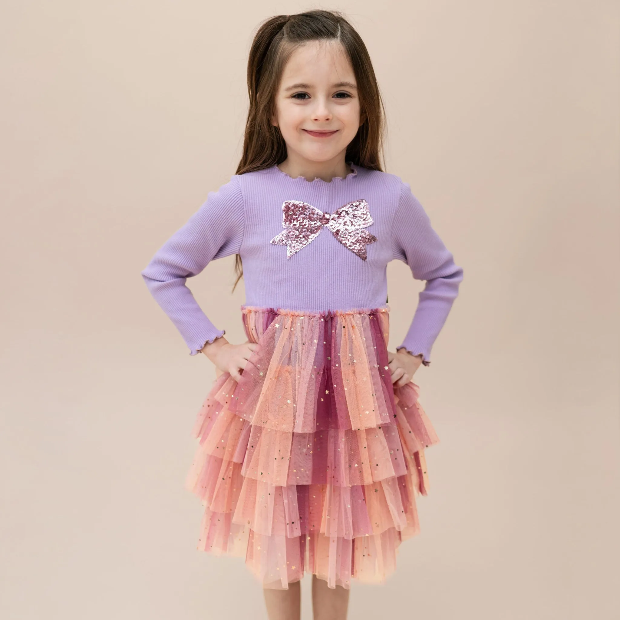 Bow Layered Tutu Dress