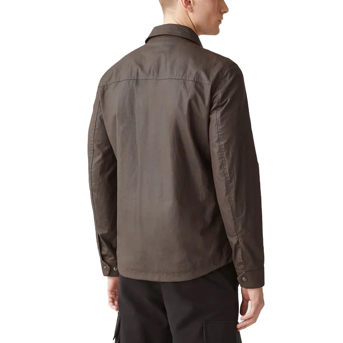Burnt Oak Tour Waxed Cotton Overshirt