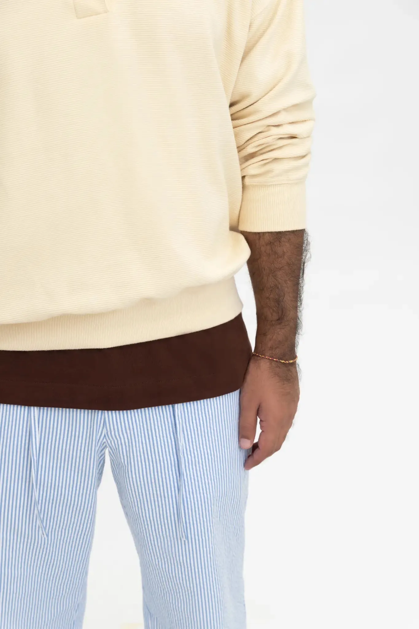 Butter Yellow Ribbed Pullover
