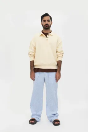 Butter Yellow Ribbed Pullover
