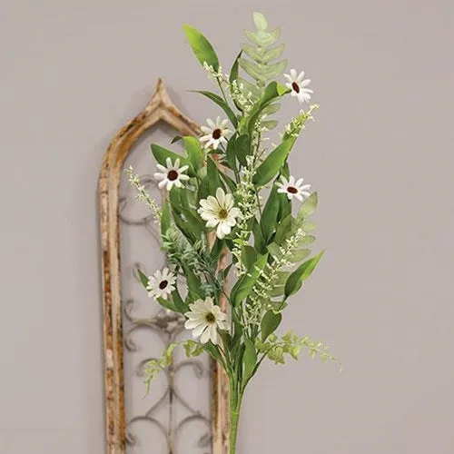 Cape Daisy Astilbe and Herb 32" Faux Floral Spray