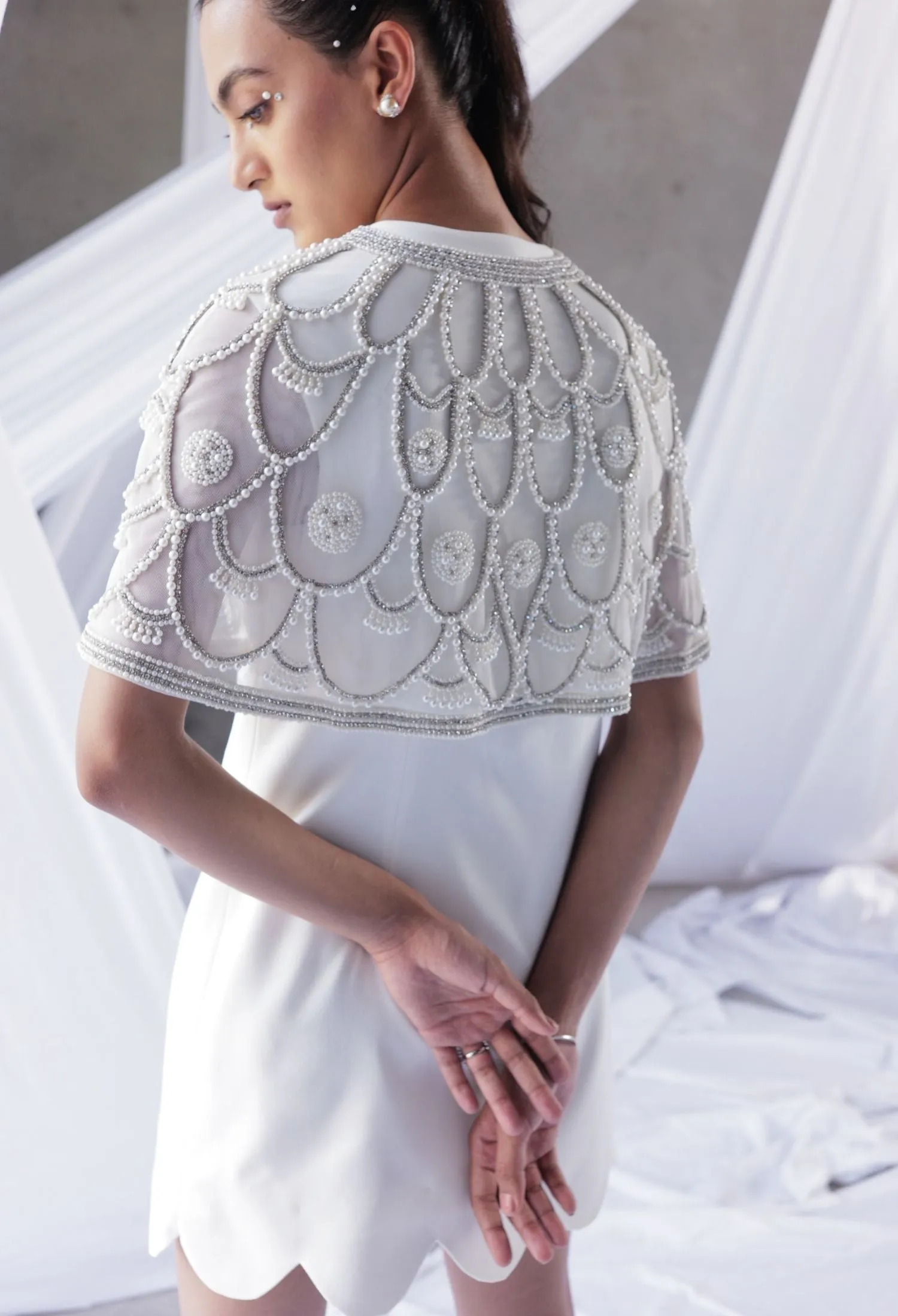Cape Dress Set