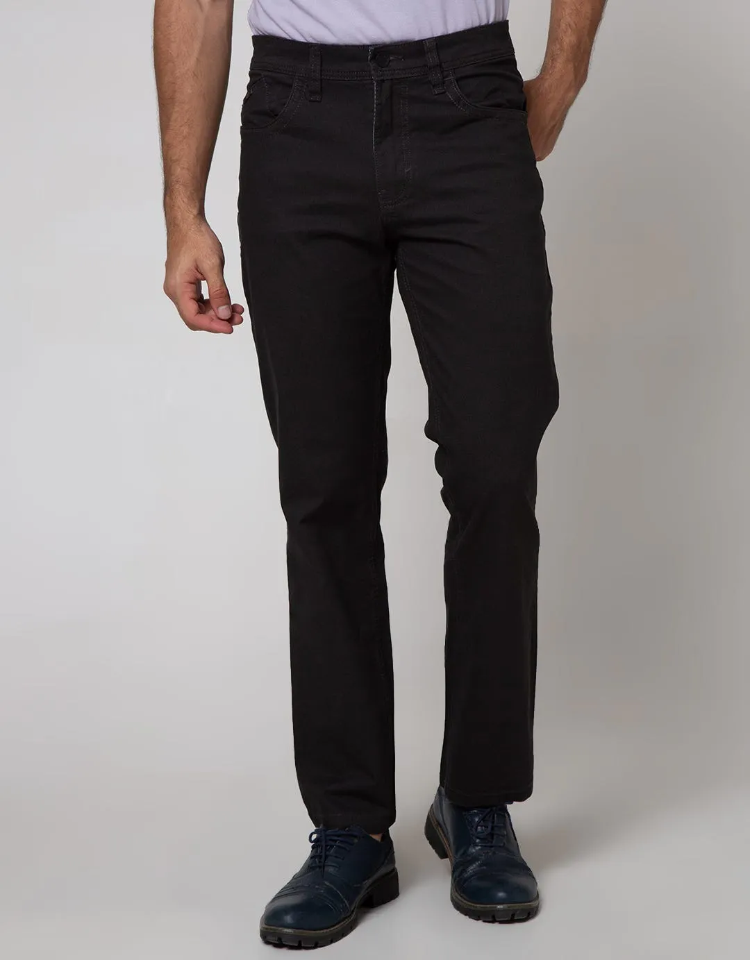 Cardinal Casual Long Pants Front Zipper And Button