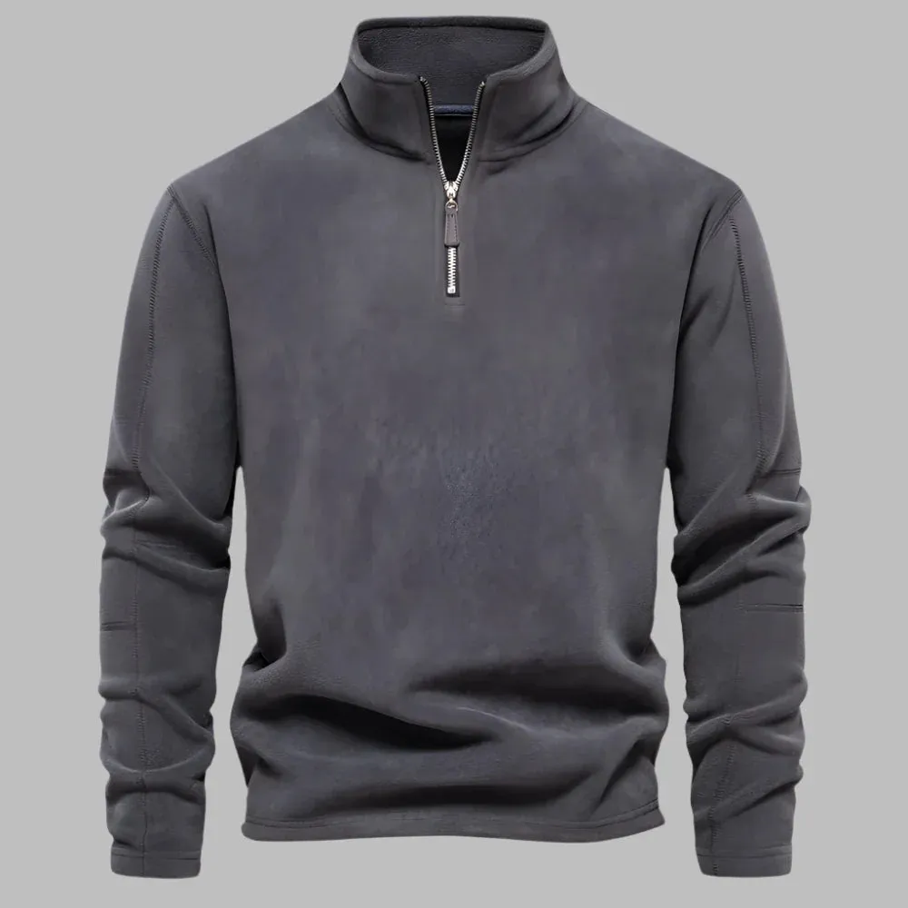 Carlton Fleece Half-Zip Pullover | Bequemer Herrenpullover mit Reißverschluss