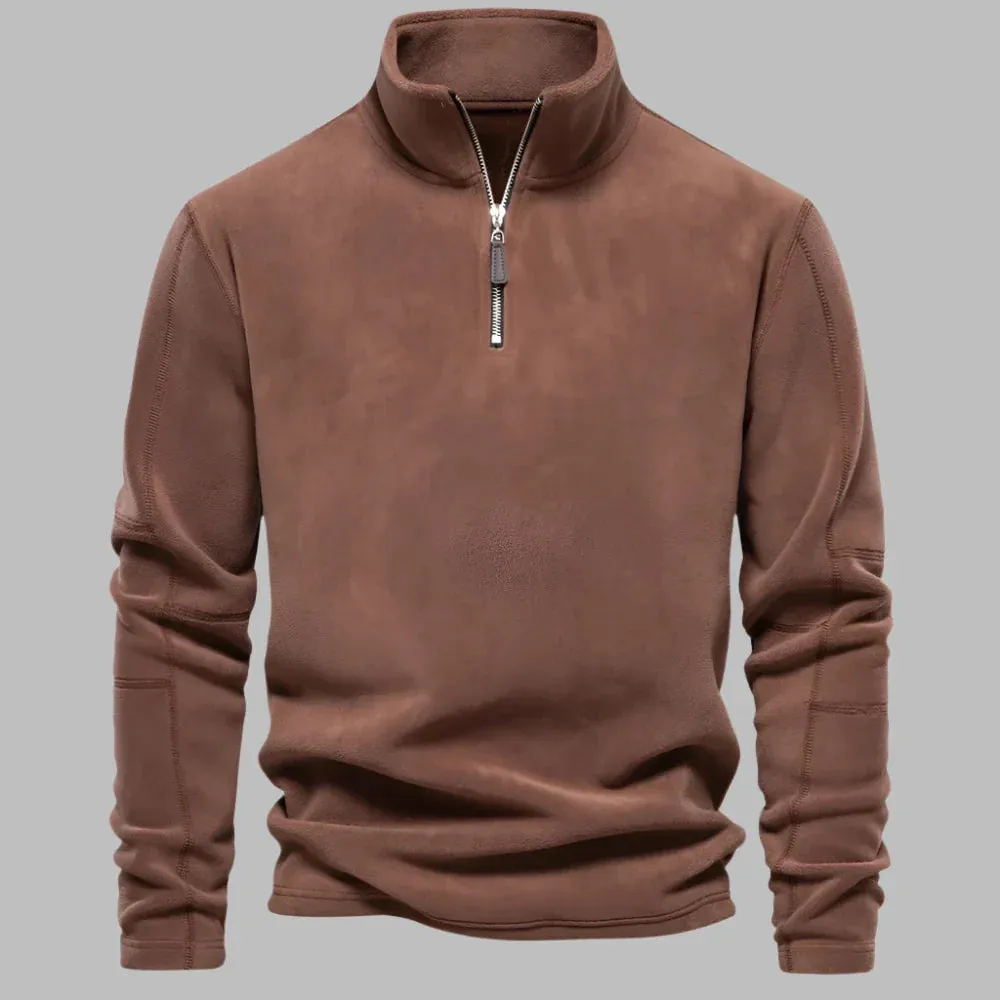Carlton Fleece Half-Zip Pullover | Bequemer Herrenpullover mit Reißverschluss